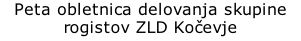 Peta obletnica delovanja skupine rogistov ZLD Kočevje  19. avgusta 2012