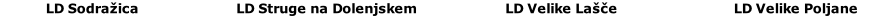 LD Sodražica LD Struge na Dolenjskem LD Velike Lašče LD Velike Poljane