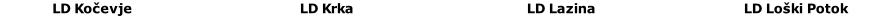 LD Kočevje	 LD Krka LD Lazina LD Loški Potok